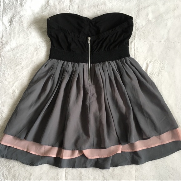 Miss Chievous Strapless Layered Sweetheart Dress - Picture 2 of 4